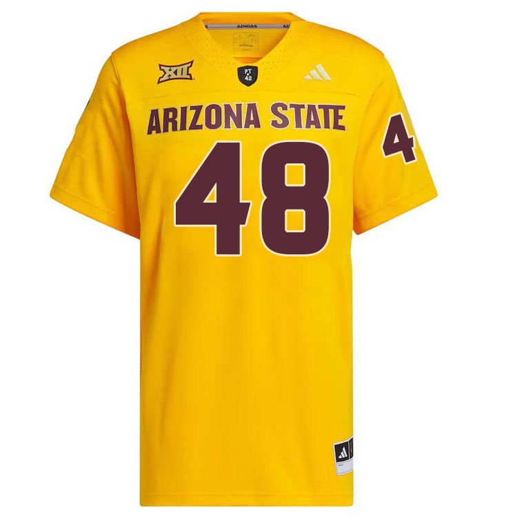 #48 Terrell Suggs Arizona State Sun Devils College Football Jerseys Stitched-Gold